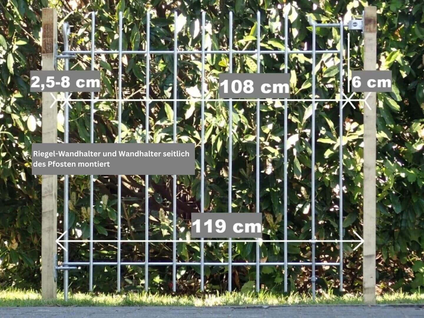 Riegel-Wandhalter für die Tür Graz