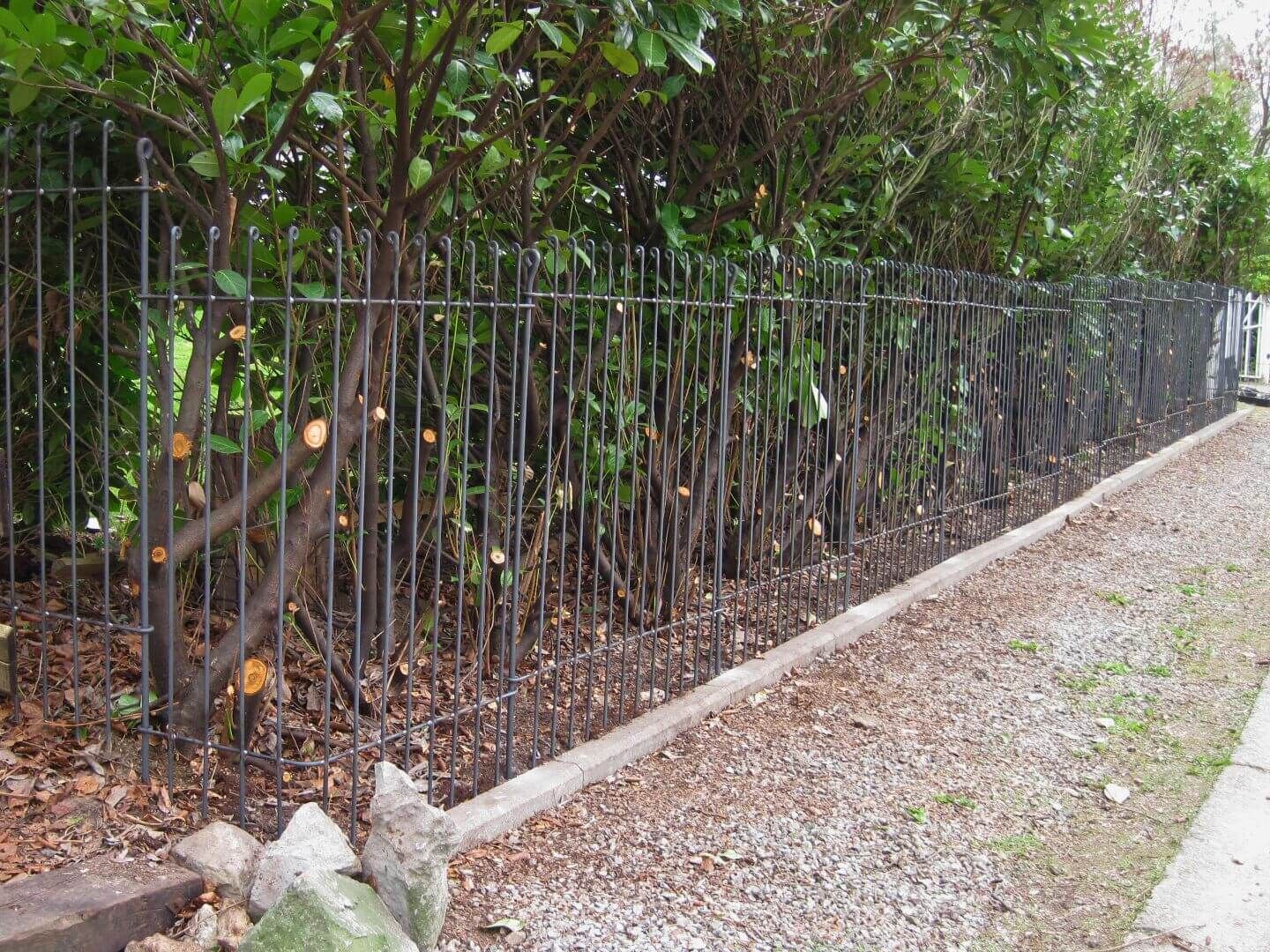 flexibler Gartenzaun Garz 145 roh zur Abgrenzung des Grundstuecks flexibler Gartenzaun Garz 145 roh zur Abgrenzung des Grundstuecks