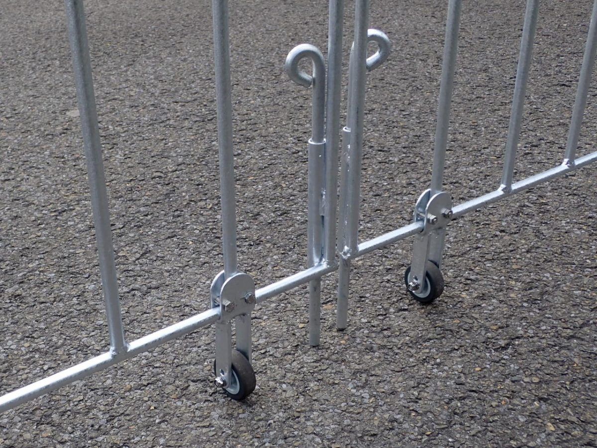 doppeltor_steckzaun_5 Doppelflügelige Tür Vienna 100 in Eisen feuerverzinkt