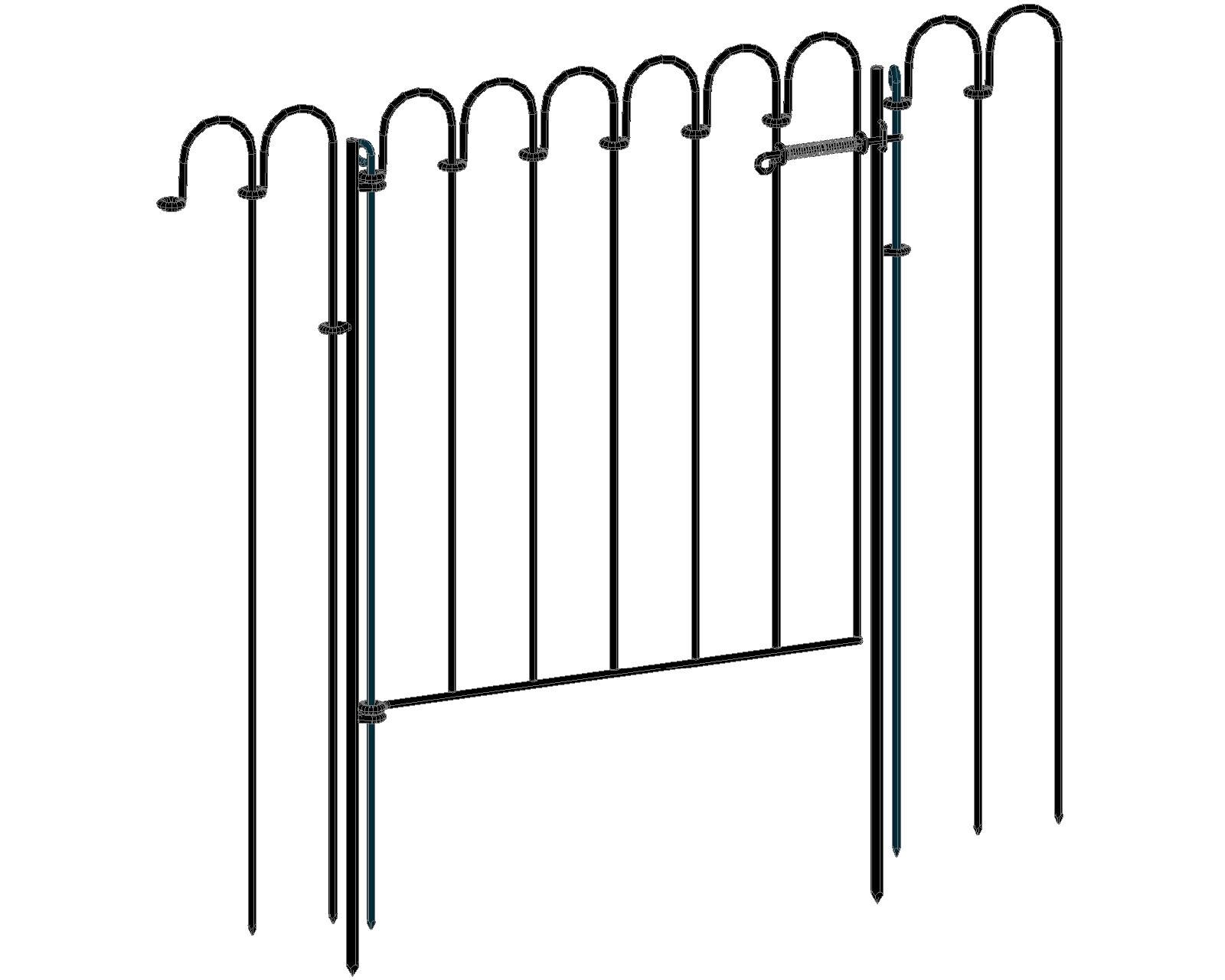 steckzaun-vienna-tuer-zeichnung steckzaun-vienna-tuer-zeichnung