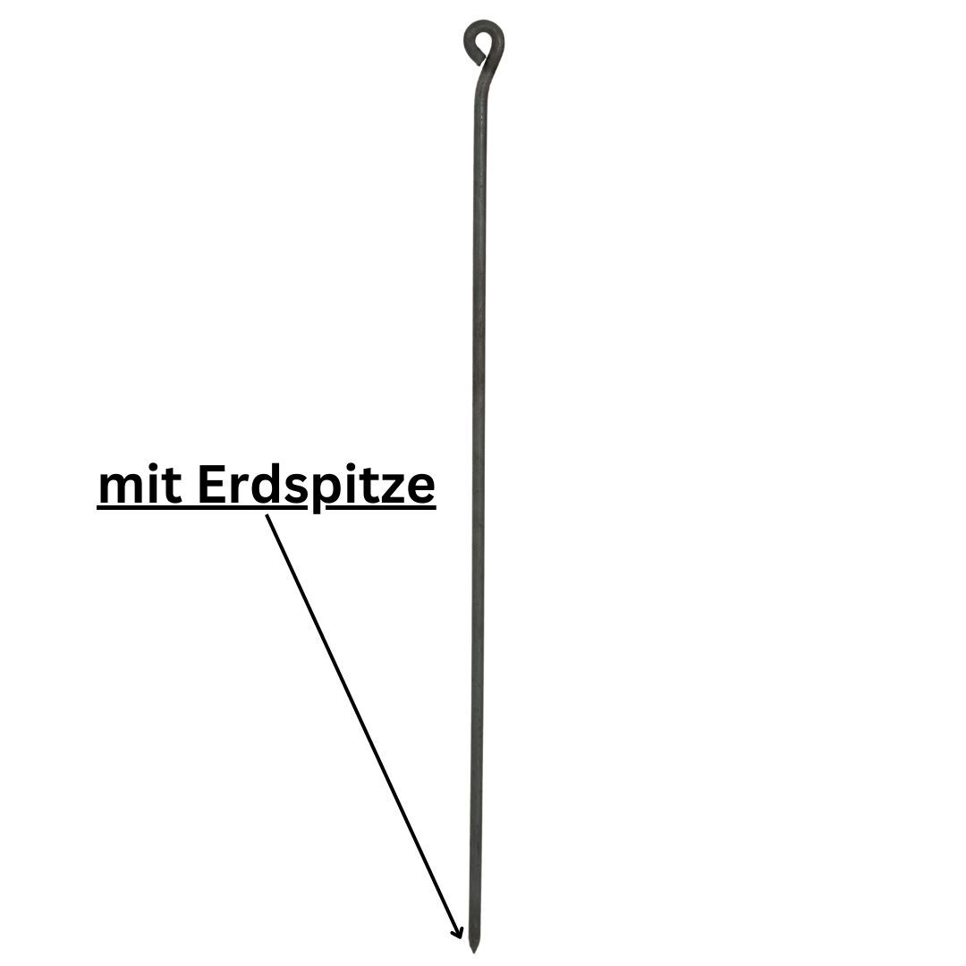 Verbindungsstab mit Erdspitze zum in die Erde stecken fuer den Gartenzaun Graz
