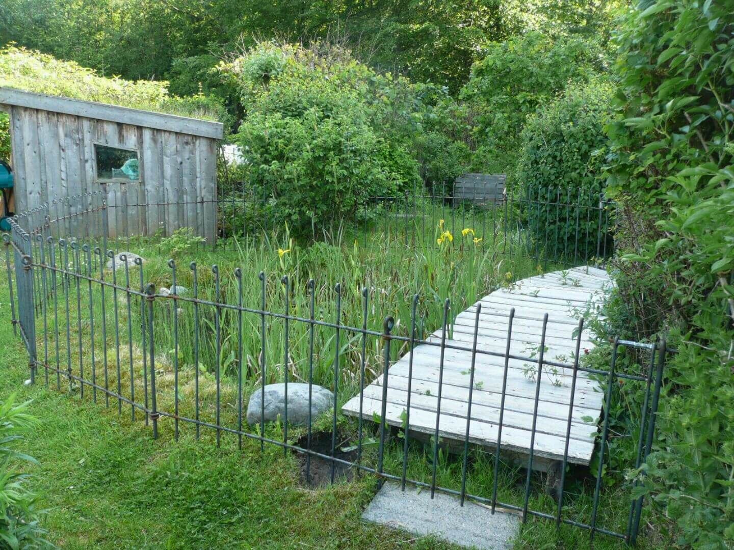 Teichzaun Graz 80 Eisen roh Teichzaun Graz 80 Eisen roh