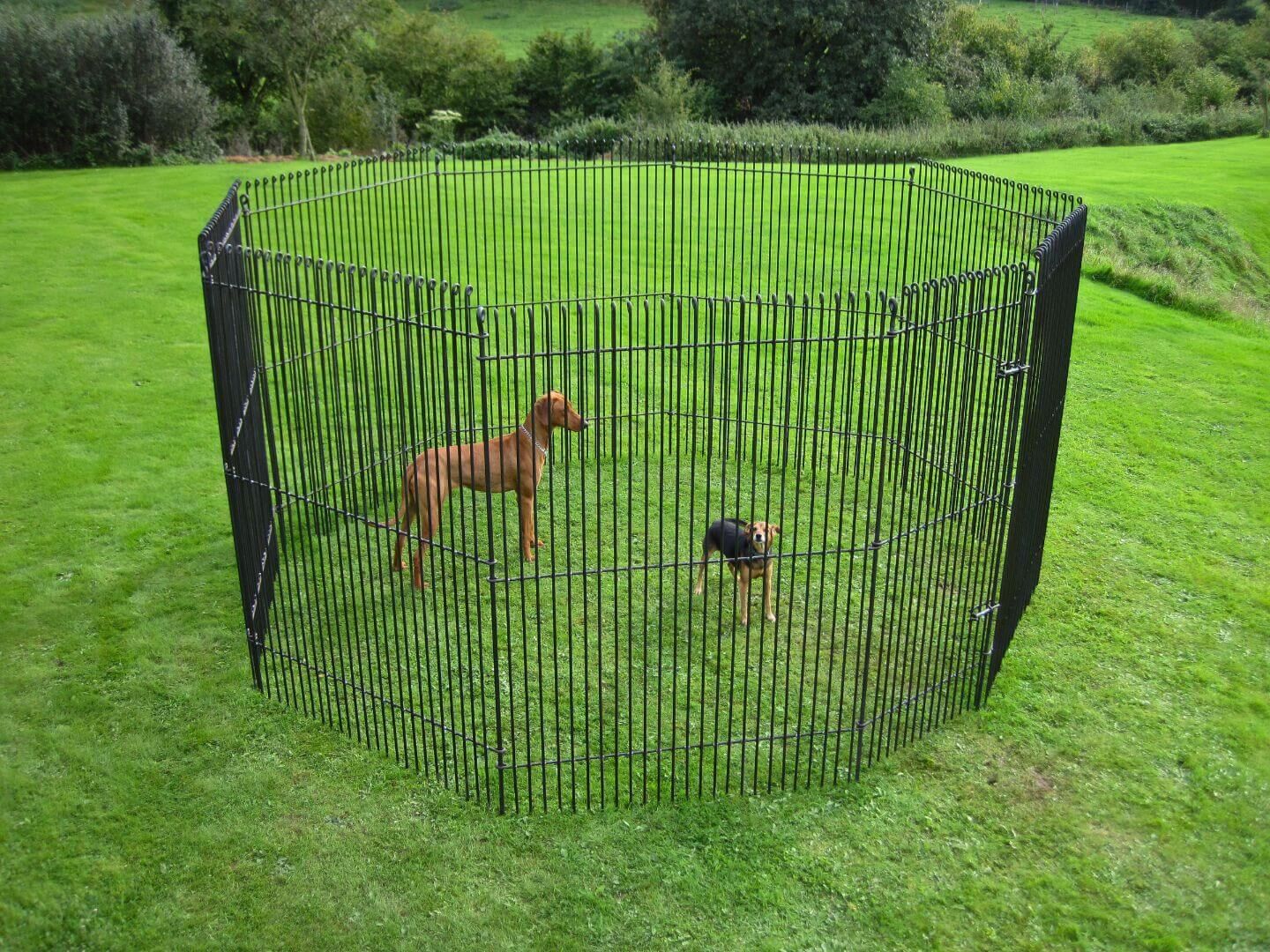 Hundezaun Graz 195 engmaschig Eisen roh Hundezaun Graz 195 engmaschig Eisen roh