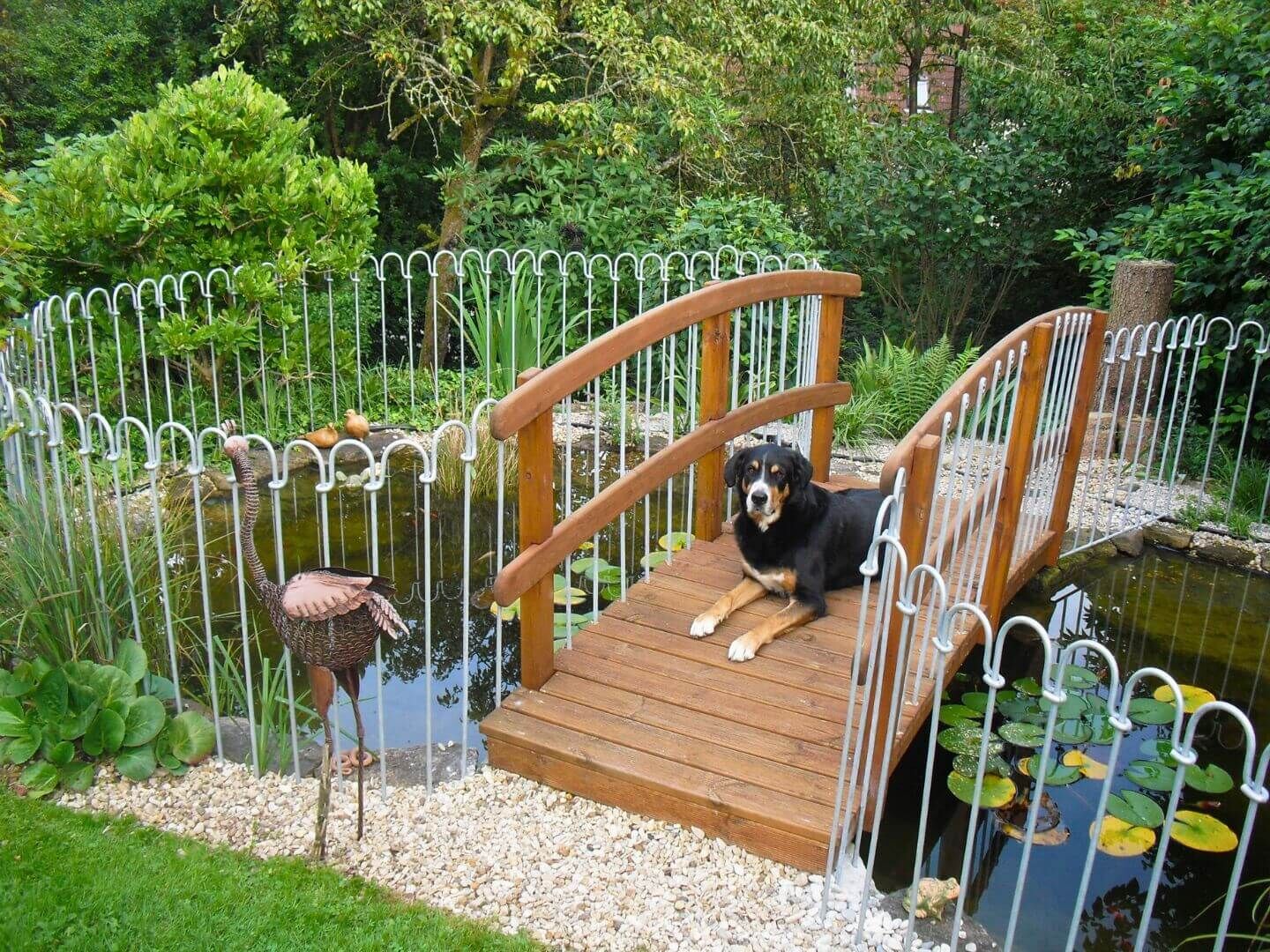 Steckzaun Vienna 100 feuerverzinkt als Teichzaun bzw. Hundezaun Steckzaun Vienna 100 feuerverzinkt als Teichzaun bzw. Hundezaun