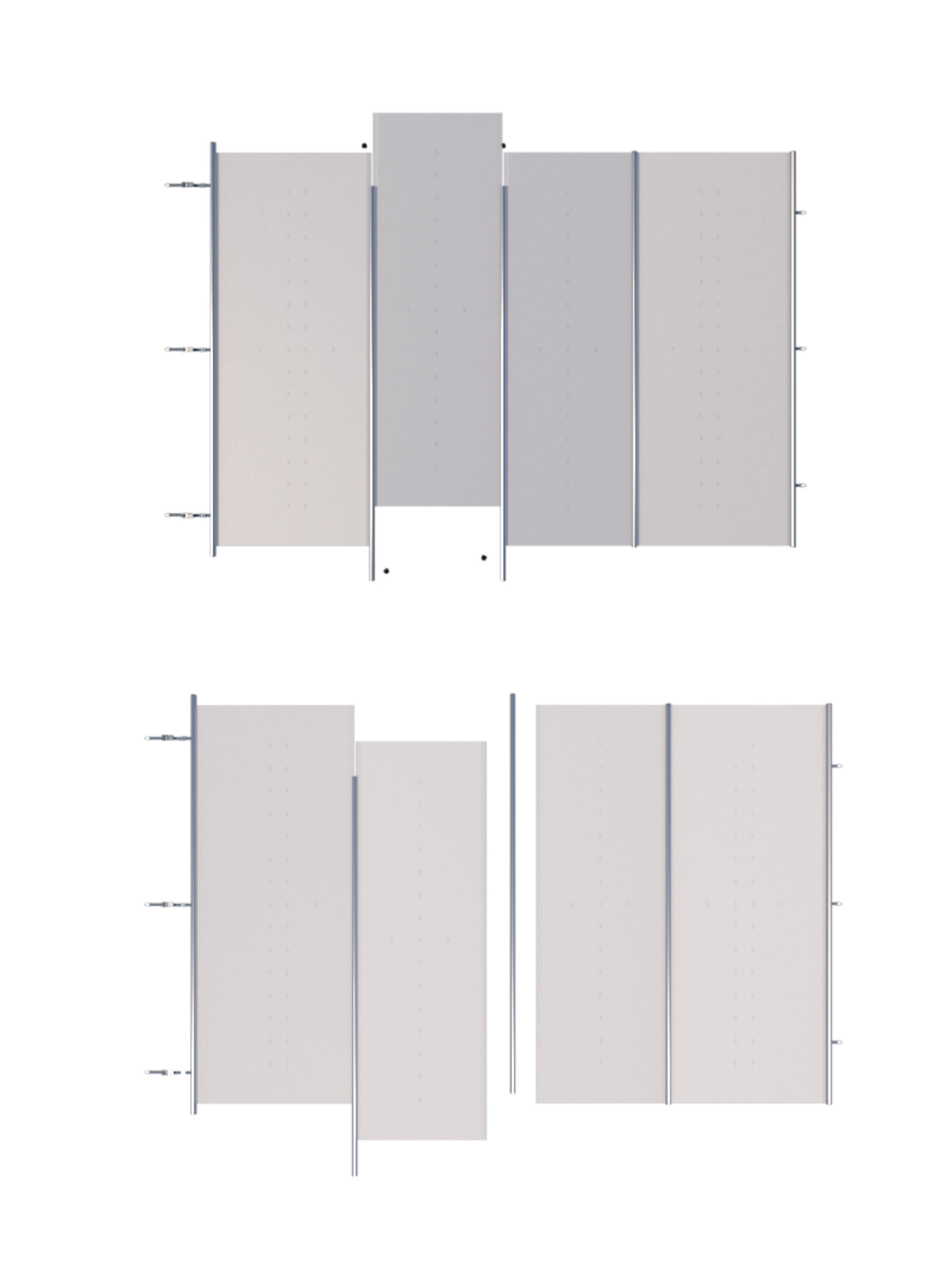 Rollabdeckung Segment von Oben