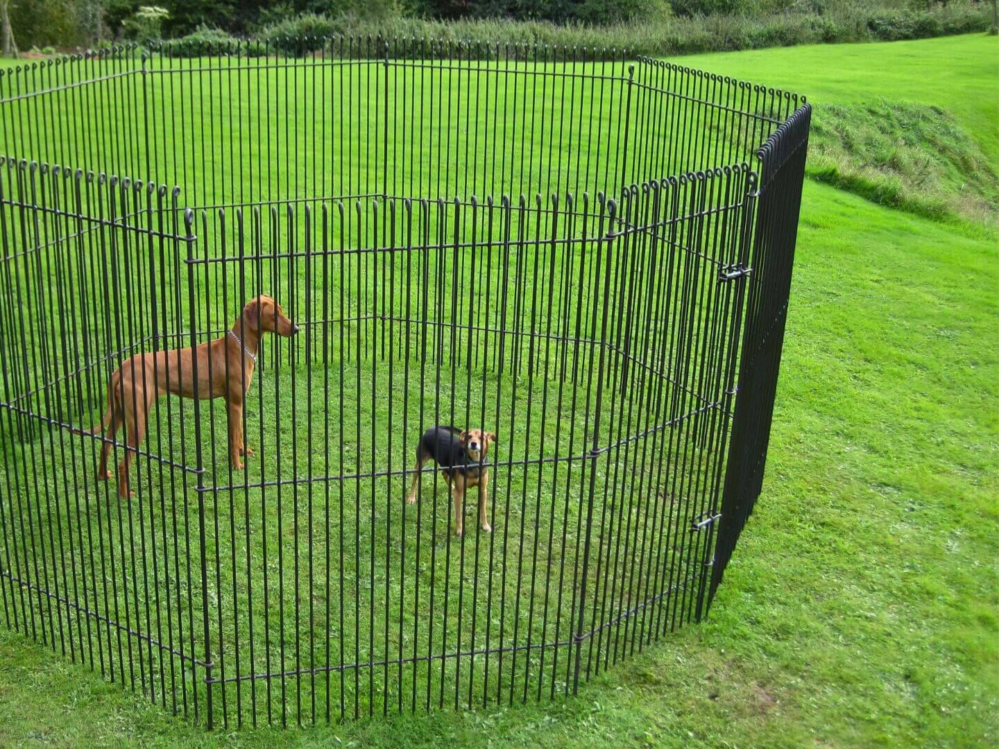 engmaschiger Hundezaun Graz 195 Eisen roh zum in die Erde stecken