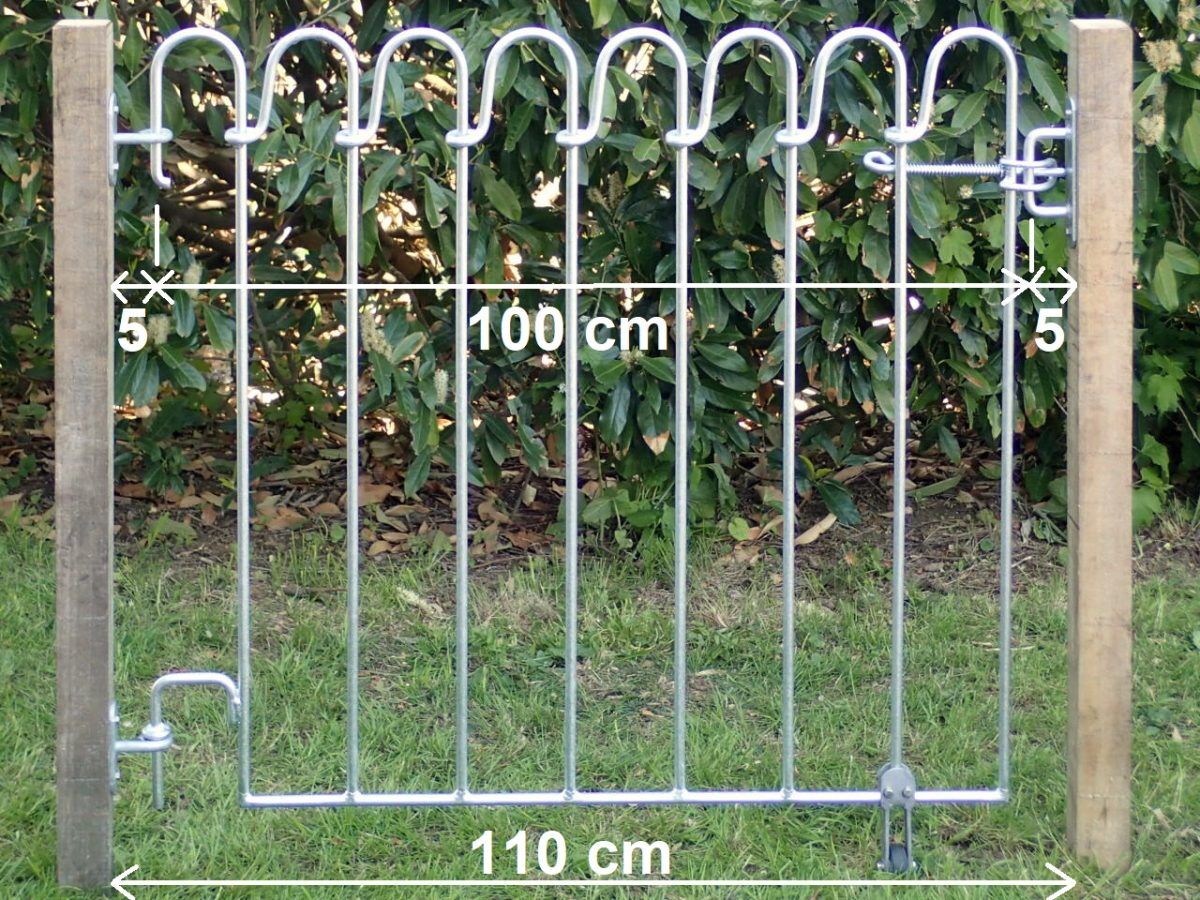 Riegelwandhalter für Tür Poolfix-100 in Eisen feuerverzinkt