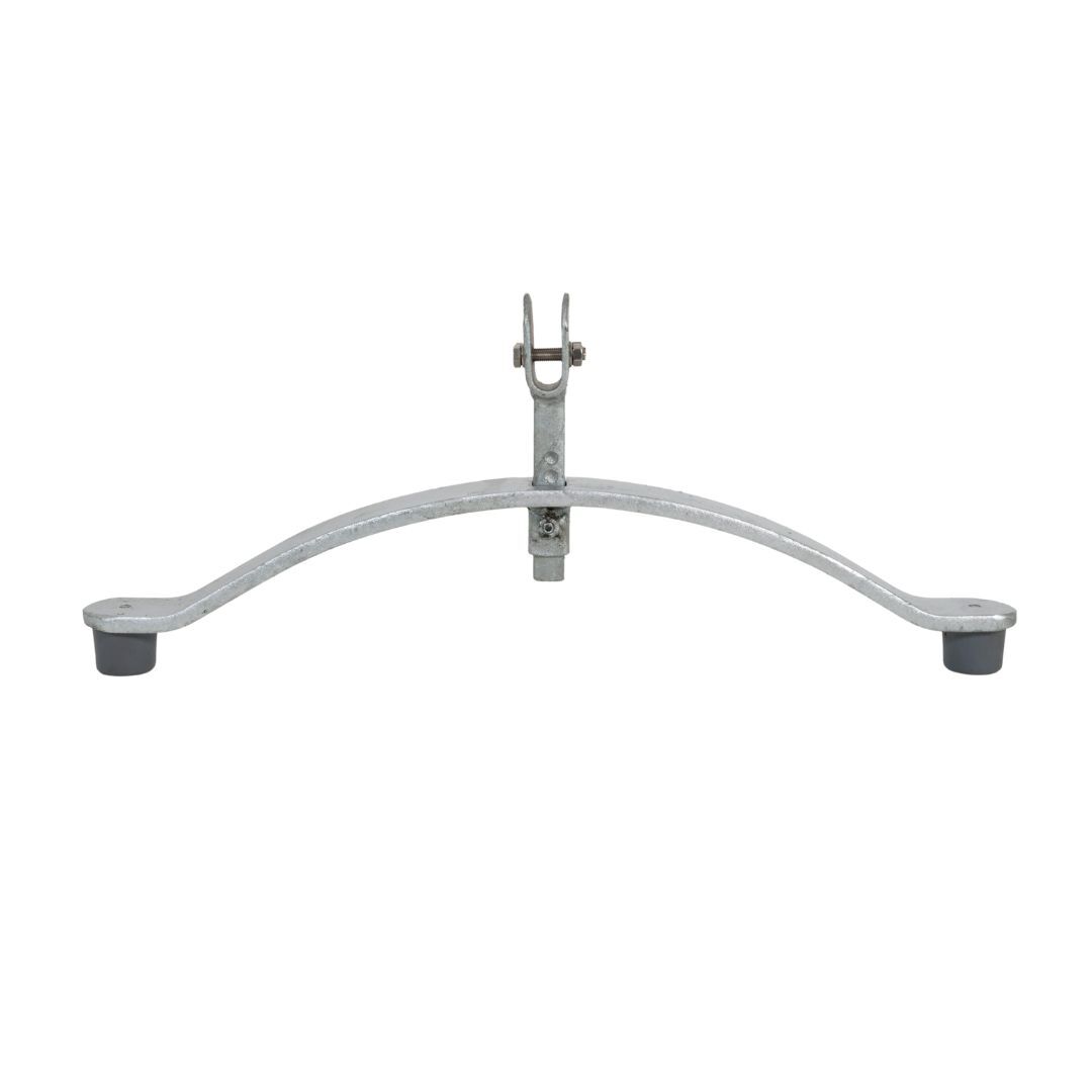 Hoehenverstellbarer Standfuß Poolfix feuerverzinkt