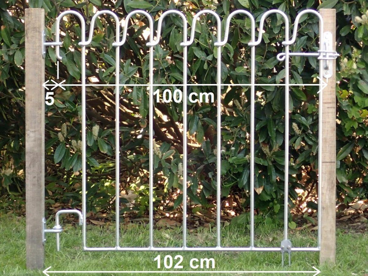 Riegelwandhalter für Tür Poolfix-100 in Eisen feuerverzinkt