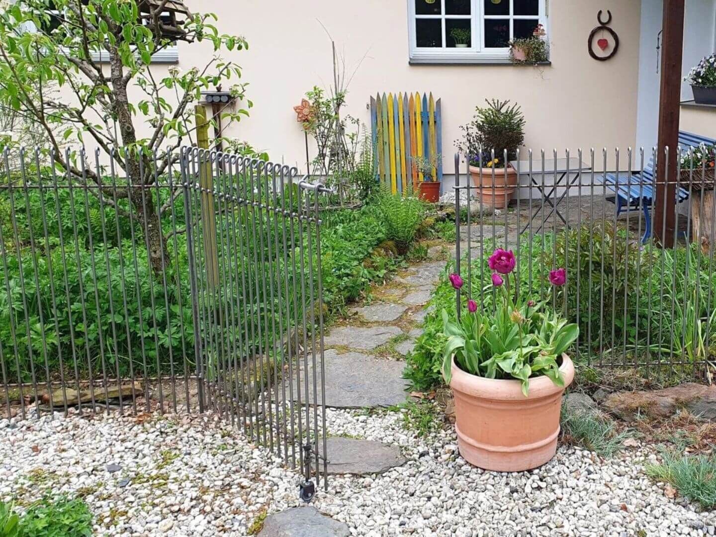 Gartentür Graz 115 in Eisen roh Gartentür Graz 115 in Eisen roh