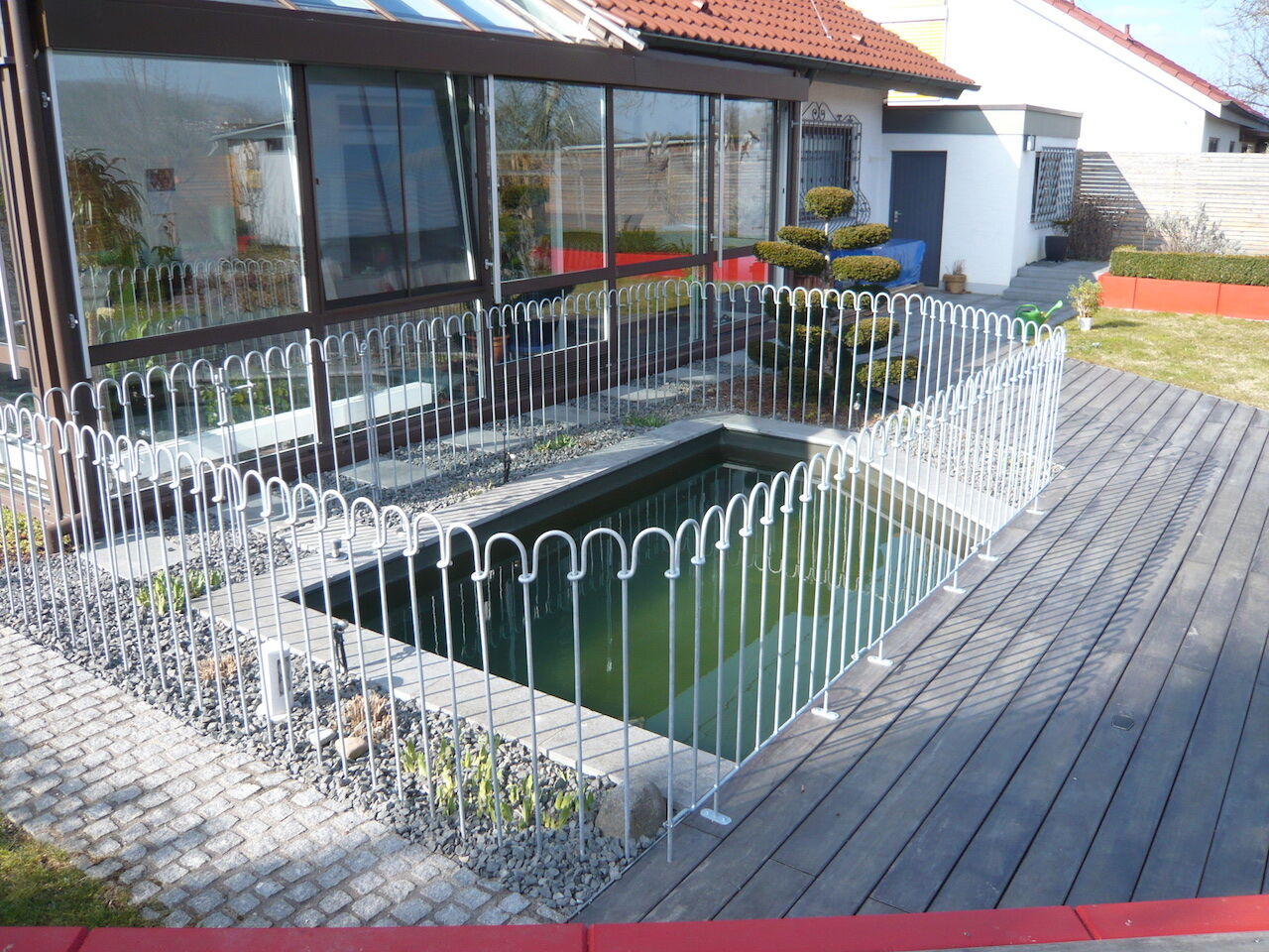 terrassenelement_vienna_3 Terrassenelemente und Steckzaun Vienna kombiniert als Kinderschutz