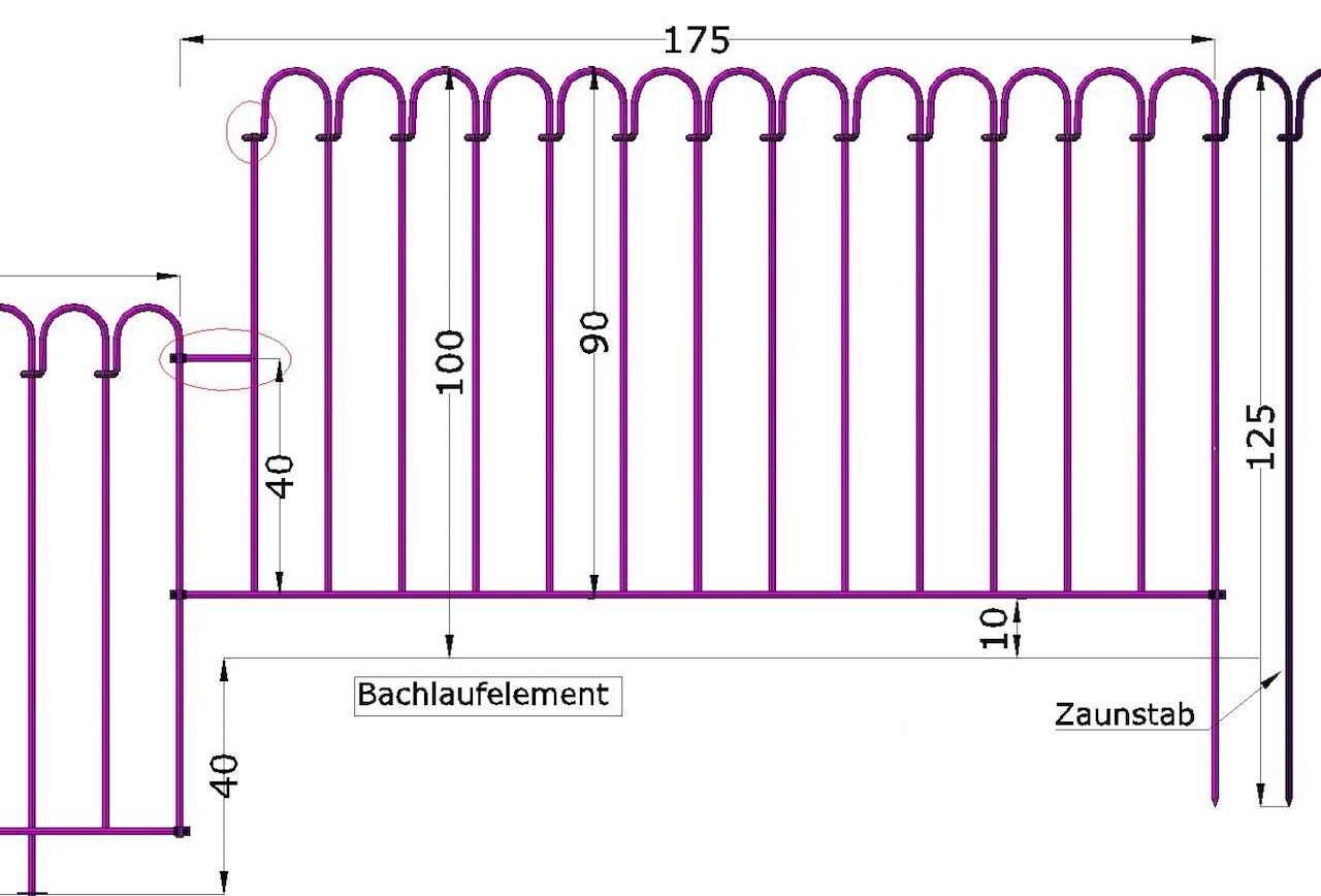 Bachlaufelement Sonder