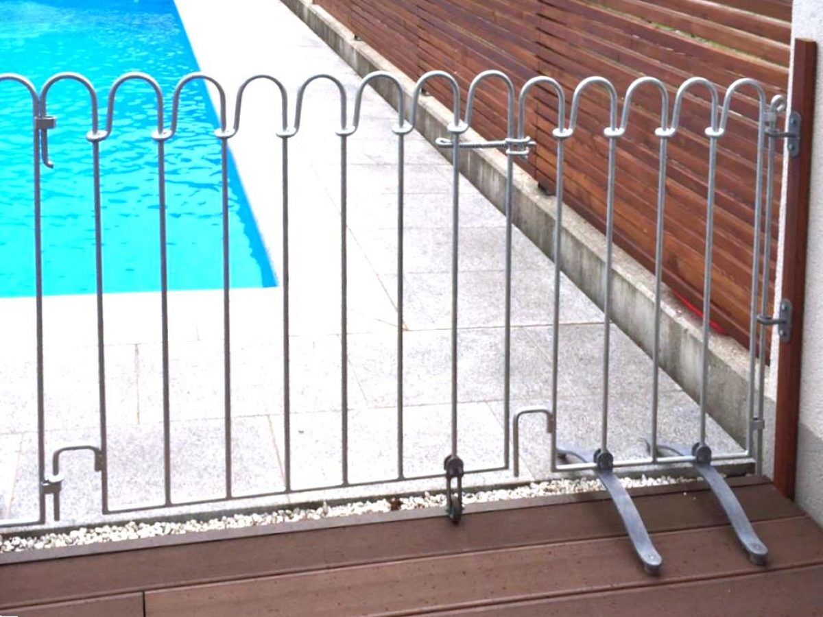 Poolfix-100 Wandhalter aus Eisen feuerverzinkt